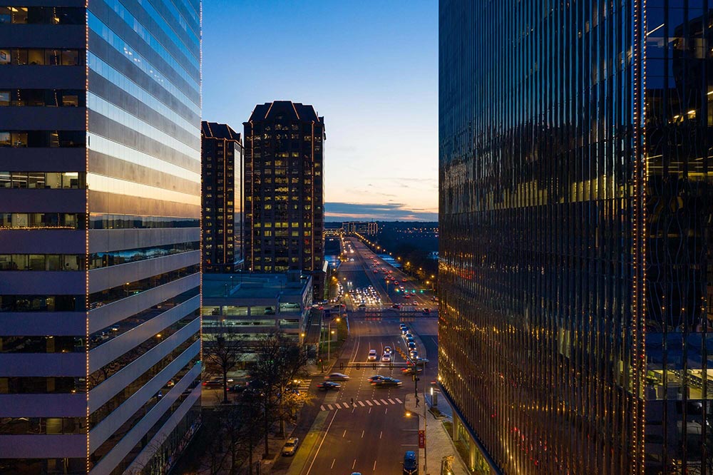 Richmond City skyline